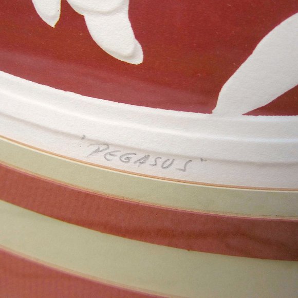 Pegasus Signed Embossed Print Carol Eytinge Numbered 3/500 Framed MINT - Picture 6 of 16